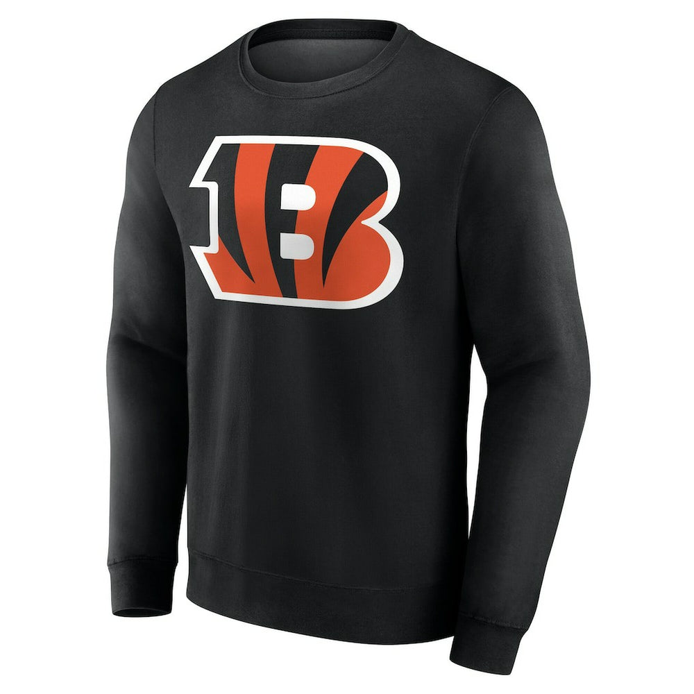 Cincinnati Bengals Team Authentic Personalized Name & Number Sweatshirt - Black - NFL