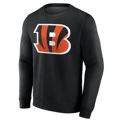 Cincinnati Bengals Team Authentic Personalized Name & Number Sweatshirt - Black - NFL