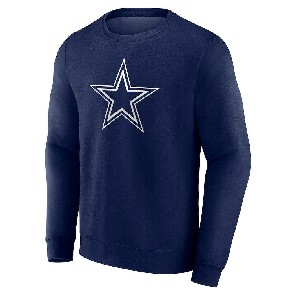 Dallas Cowboys Team Authentic Personalized Name & Number Sweatshirt - Navy - NFL