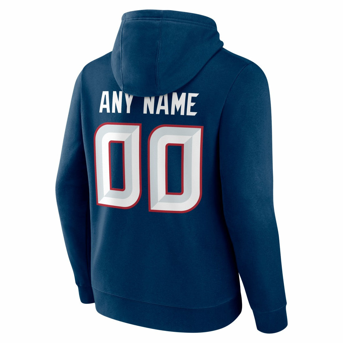 Houston Texans Team Authentic Personalized Name & Number Hoodie - Navy - NFL
