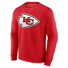 Kansas City Chiefs Team Authentic Personalized Name & Number Sweatshirt - Red - NFL