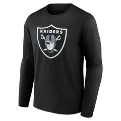 Las Vegas Raiders Team Authentic Personalized Name & Number Long Sleeve T-Shirt - Black - NFL