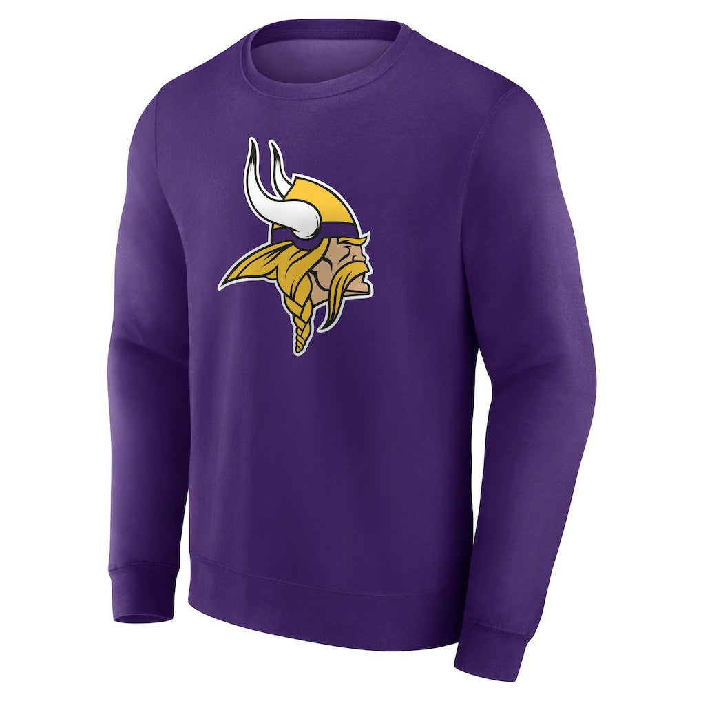 Minnesota Vikings Team Authentic Personalized Name & Number Sweatshirt - Purple - NFL