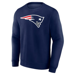 New England Patriots Team Authentic Personalized Name & Number Sweatshirt - Navy - NFL
