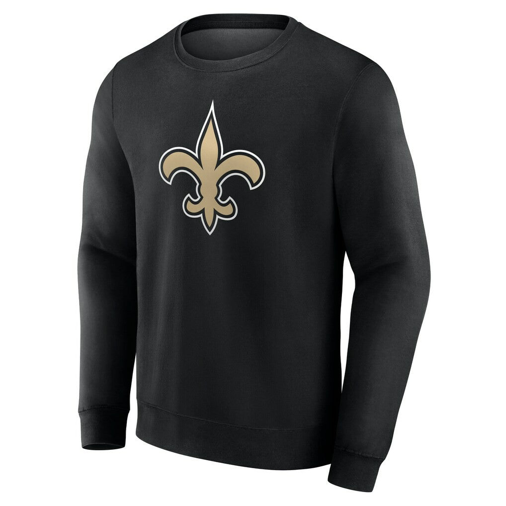 New Orleans Saints Team Authentic Personalized Name & Number Sweatshirt - Black - NFL