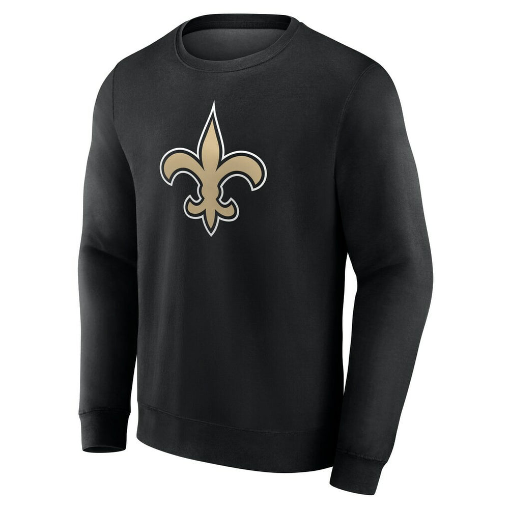 New Orleans Saints Team Authentic Personalized Name & Number Sweatshirt - Black - NFL
