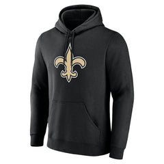 New Orleans Saints Team Authentic Personalized Name & Number Hoodie - Black - NFL