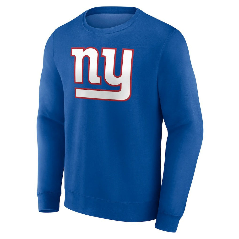 New York Giants Team Authentic Personalized Name & Number Sweatshirt - Royal - NFL