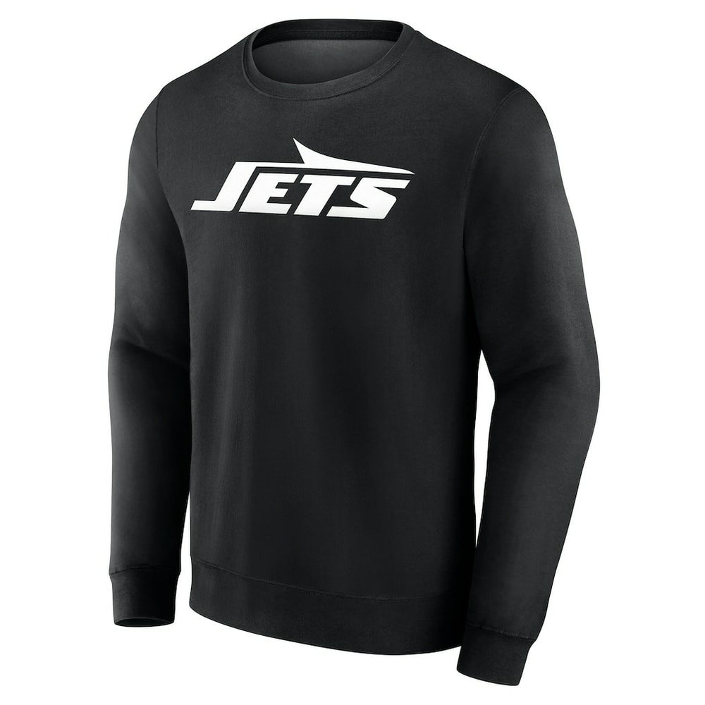 New York Jets Team Authentic Personalized Name & Number Sweatshirt - Black - NFL