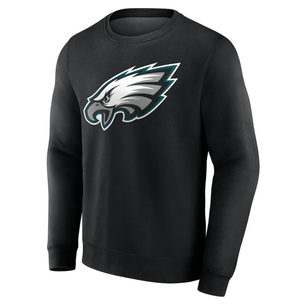 Philadelphia Eagles Team Authentic Personalized Name & Number Sweatshirt - Black - NFL