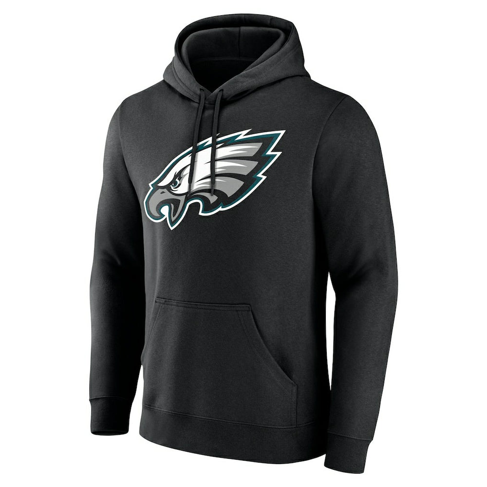 Philadelphia Eagles Team Authentic Personalized Name & Number Hoodie - Black - NFL