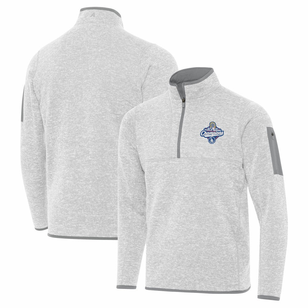 Los Angeles Dodgers Antigua 2025 World Series Champions Fortune Quarter-Zip Jacket for sale