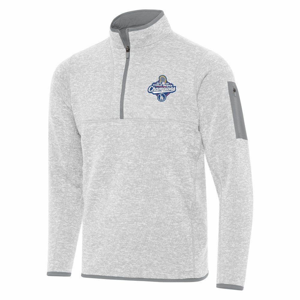 Los Angeles Dodgers Antigua 2025 World Series Champions Fortune Quarter-Zip Jacket for sale