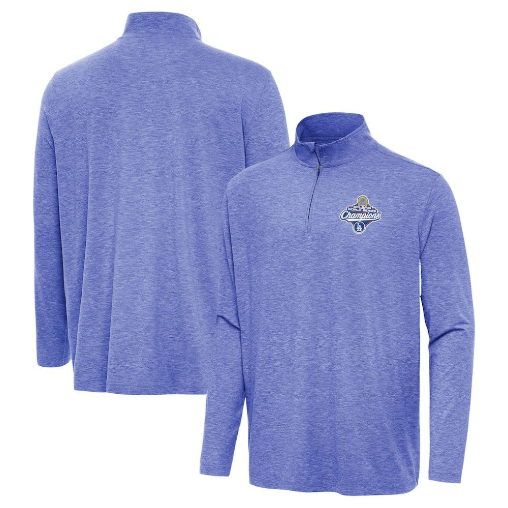 Los Angeles Dodgers Antigua 2025 World Series Champions Hunk Quarter-Zip Top Online