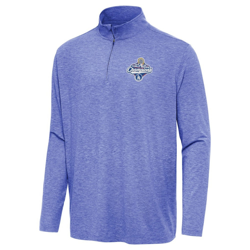 Los Angeles Dodgers Antigua 2025 World Series Champions Hunk Quarter-Zip Top Online