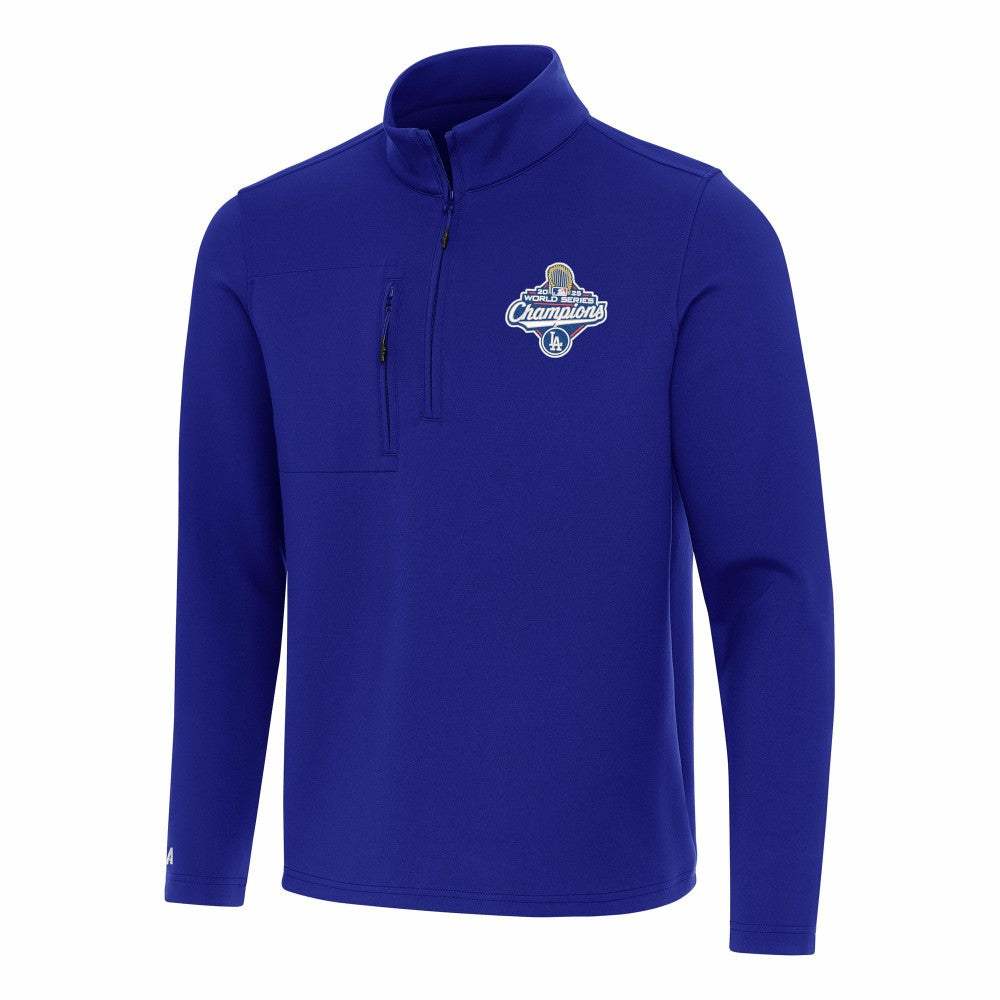 Los Angeles Dodgers Antigua 2025 World Series Champions Insider Quarter-Zip Pullover Online