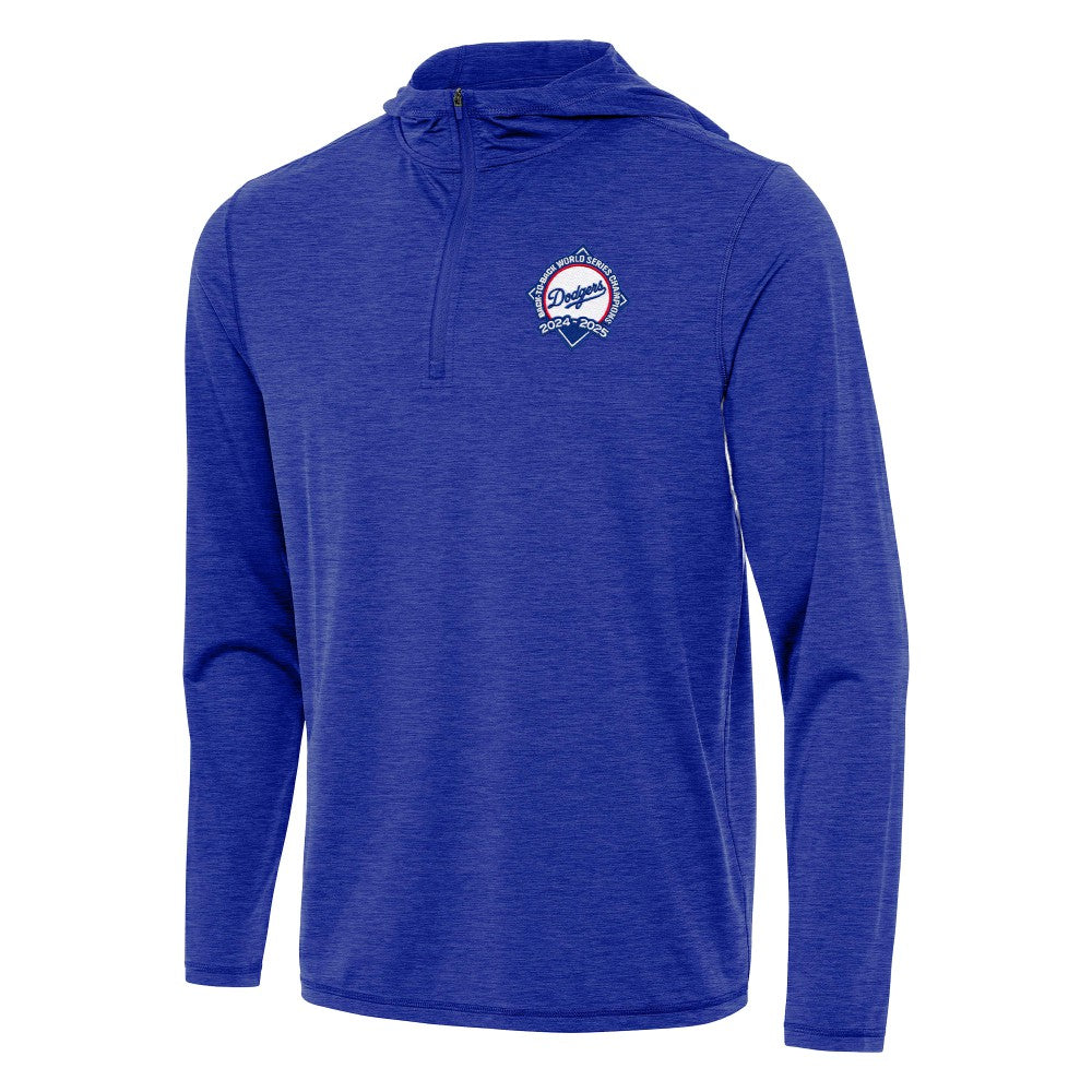 Los Angeles Dodgers Antigua Back-to-Back World Series Champions Tidy Quarter-Zip Hoodie Discount
