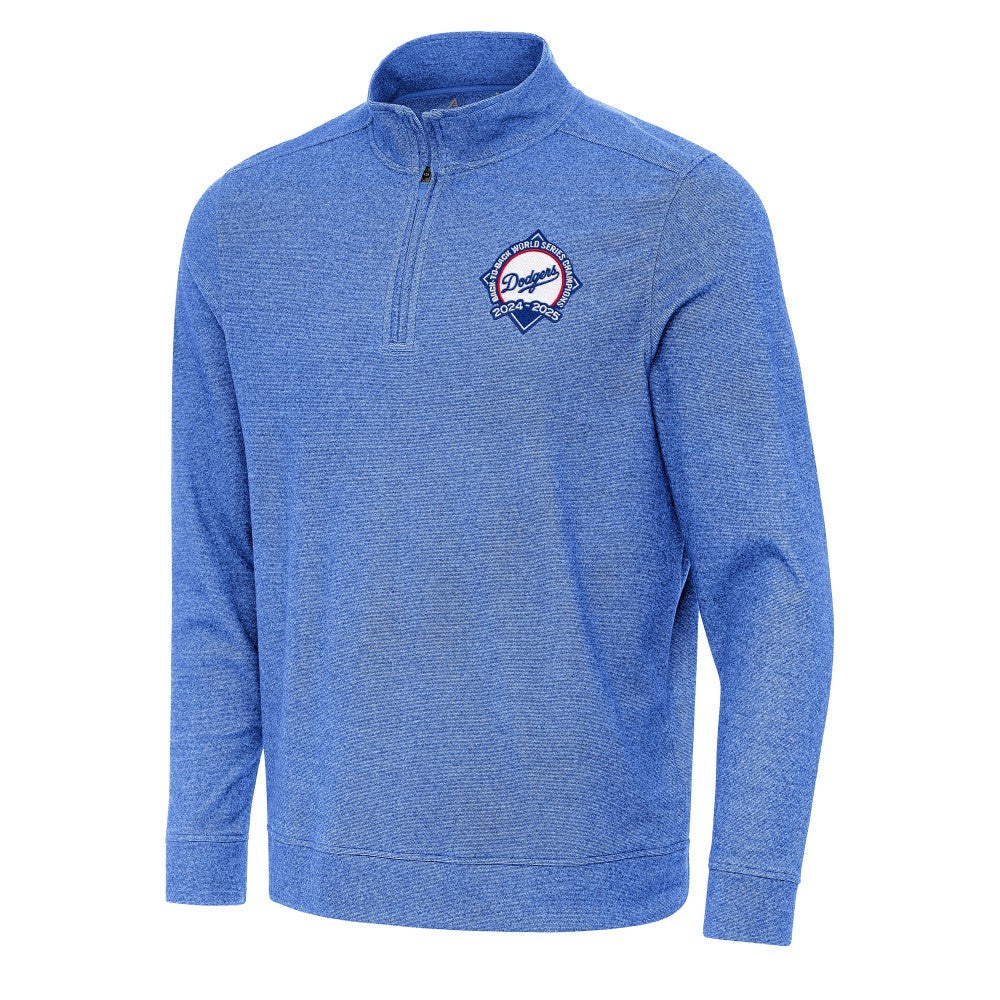 Los Angeles Dodgers Antigua Back-to-Back World Series Champions Subtle Quarter-Zip Pullover Online