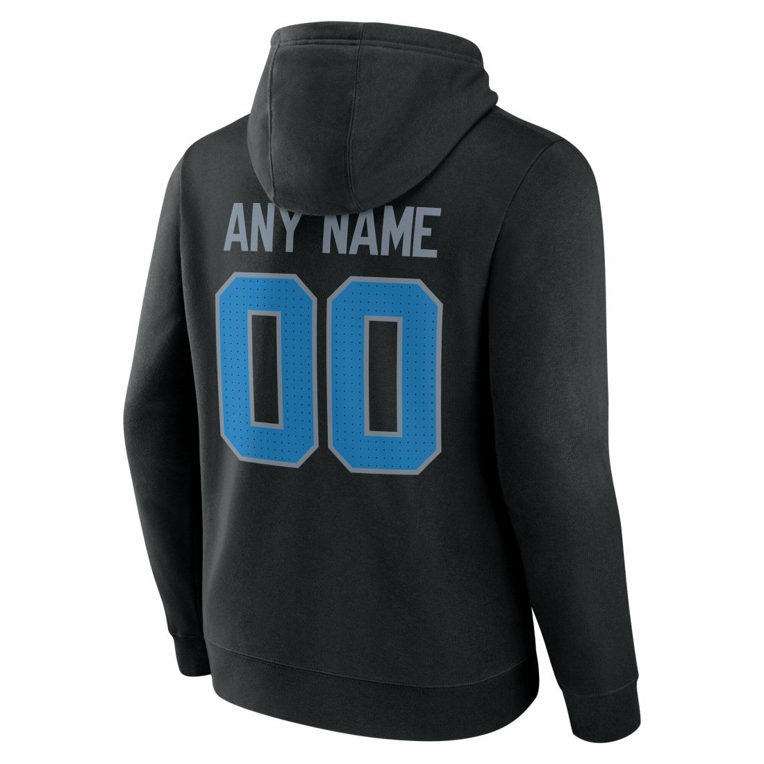 Detroit Lions Big & Tall Team Authentic Custom Hoodie - Black - NFL