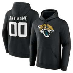 Jacksonville Jaguars Big & Tall Team Authentic Custom Hoodie - Black - NFL