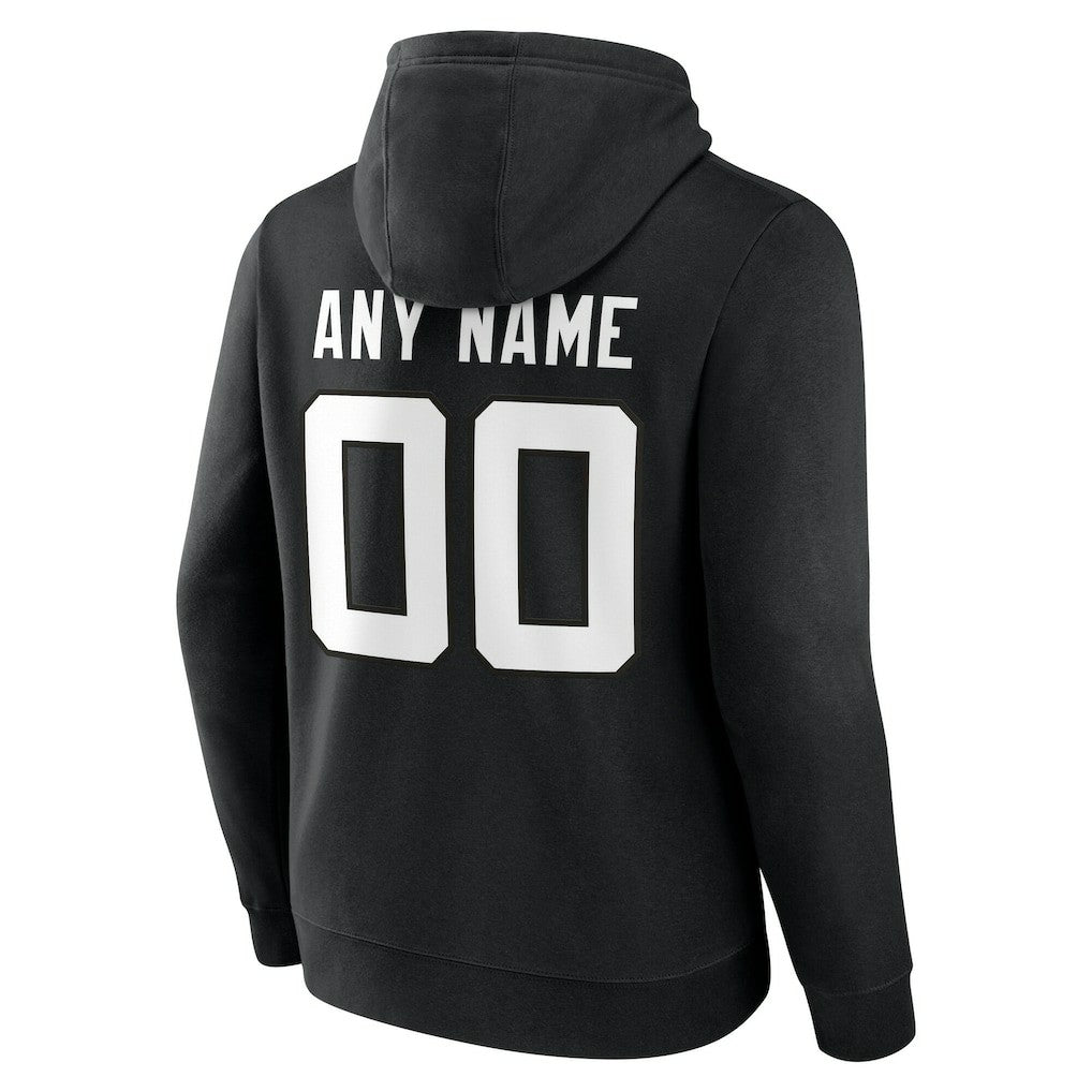 Jacksonville Jaguars Big & Tall Team Authentic Custom Hoodie - Black - NFL