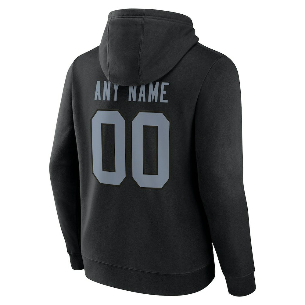 Las Vegas Raiders Big & Tall Team Authentic Custom Hoodie - Black - NFL