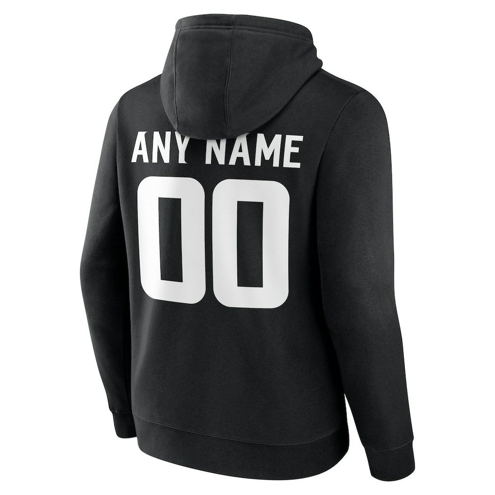 Minnesota Vikings Big & Tall Team Authentic Custom Hoodie - Black - NFL