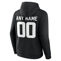 Minnesota Vikings Big & Tall Team Authentic Custom Hoodie - Black - NFL