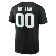 New York Jets Big & Tall Team Authentic Custom T-Shirt - Black - NFL