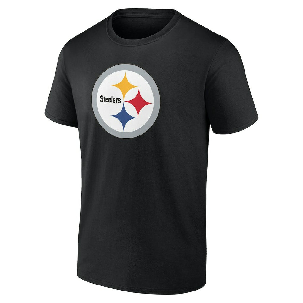 Pittsburgh Steelers Big & Tall Team Authentic Custom T-Shirt - Black - NFL