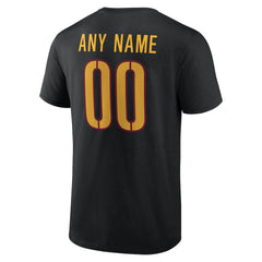 Washington Commanders Big & Tall Team Authentic Custom T-Shirt - Black - NFL