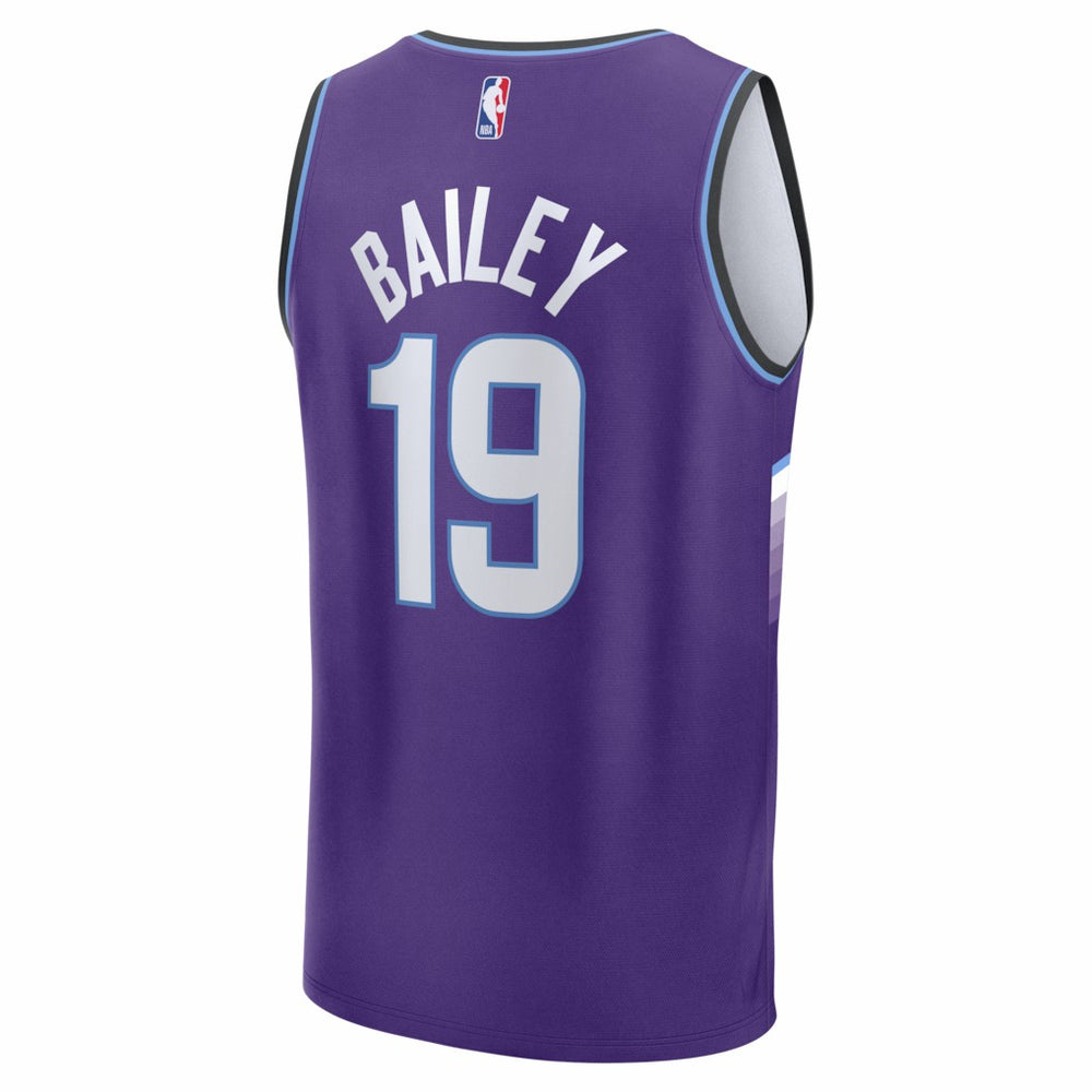 Fanatics Ace Bailey Utah Jazz Fast Break Replica Jersey Purple Icon Edition