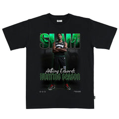 Anthony Edwards Minnesota Timberwolves SLAM Unisex Cover T-Shirt Black