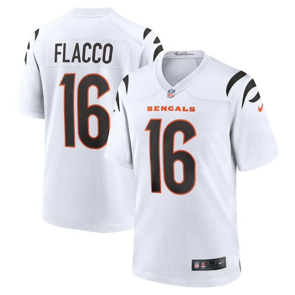 Joe Flacco Cincinnati Bengals Game Jersey - White - Nike