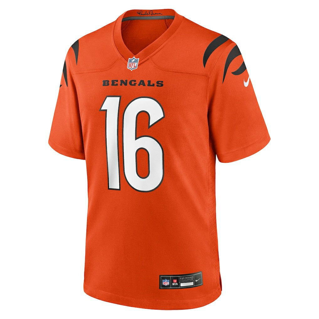 Joe Flacco Cincinnati Bengals Alternate Game Jersey - Orange - Nike