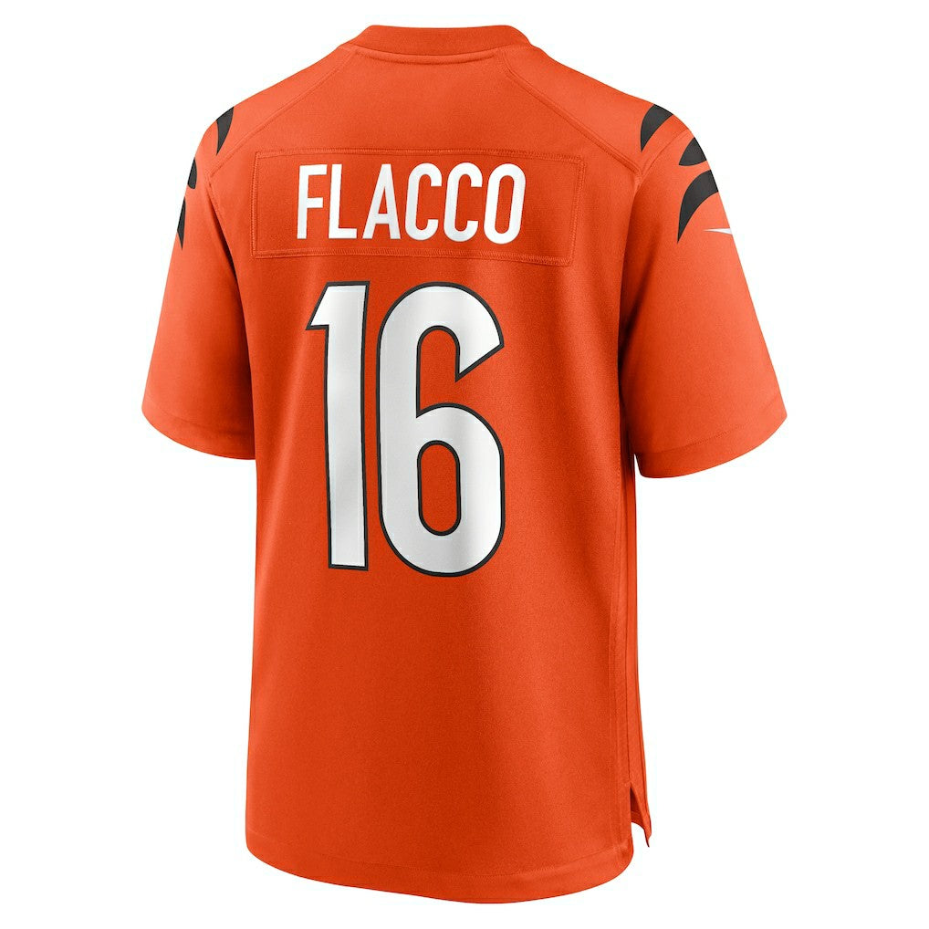 Joe Flacco Cincinnati Bengals Alternate Game Jersey - Orange - Nike