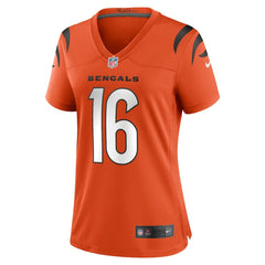 Joe Flacco Cincinnati Bengals Women's Alternate Game Jersey - Orange - Nike