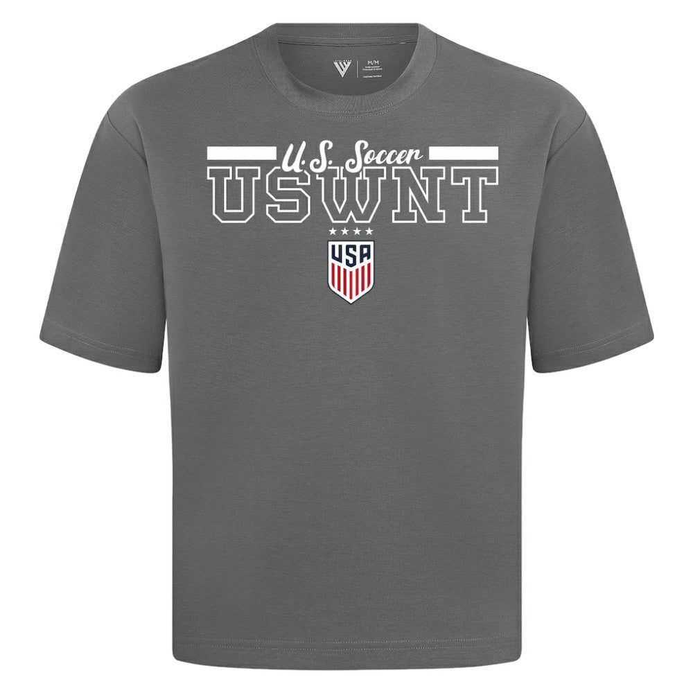 USWNT Levelwear Vanguard Luxe Signature T-Shirt Gray