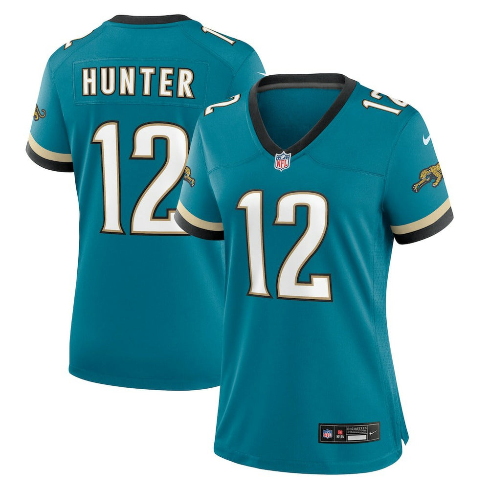 Travis Hunter Jacksonville Jaguars Women's Alternate 2 Prowler Throwback Game Jersey - Teal - Nike