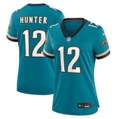 Travis Hunter Jacksonville Jaguars Women's Alternate 2 Prowler Throwback Game Jersey - Teal - Nike