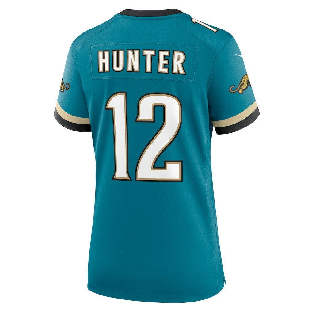 Travis Hunter Jacksonville Jaguars Women's Alternate 2 Prowler Throwback Game Jersey - Teal - Nike