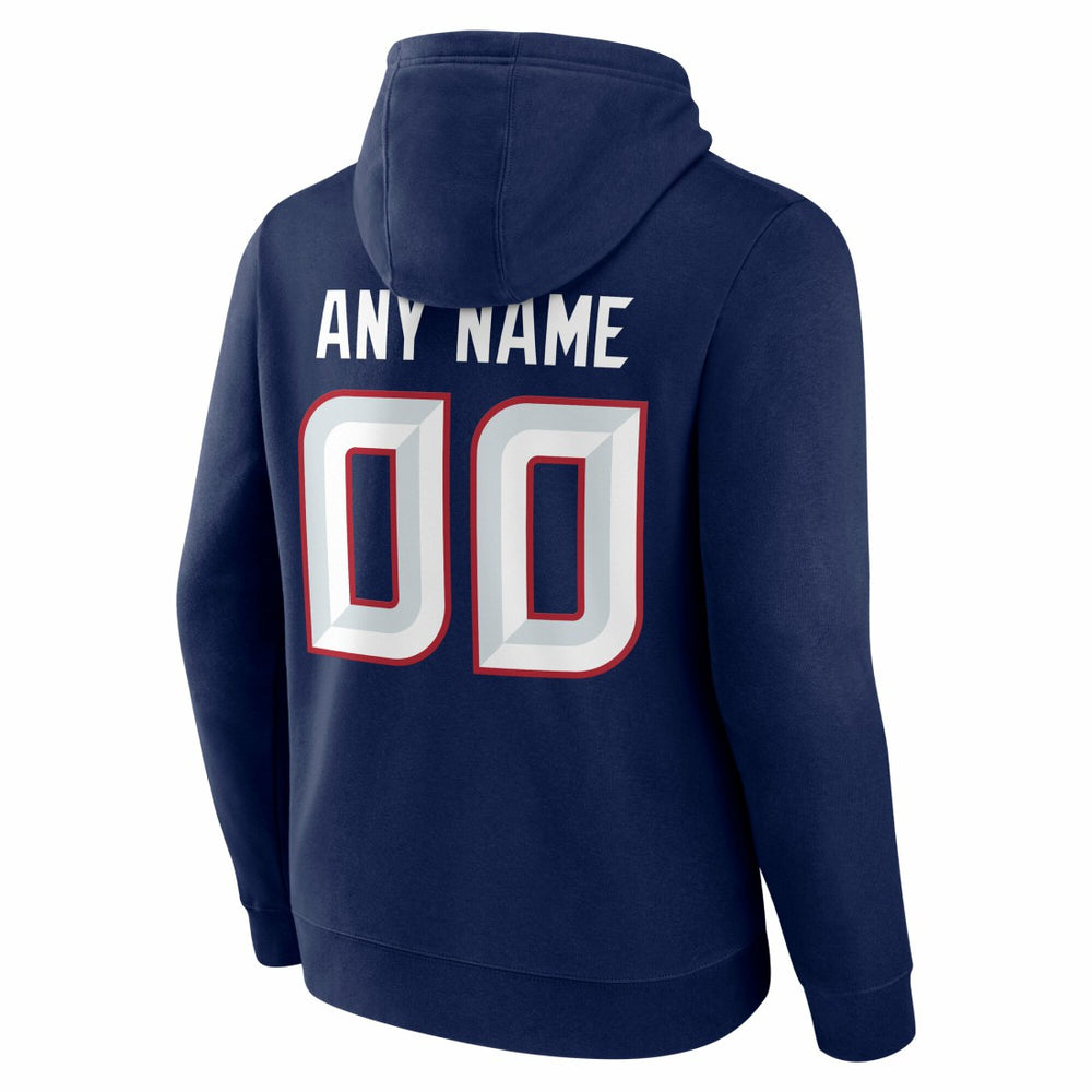 Houston Texans Big & Tall Team Authentic Custom Hoodie - Navy - NFL