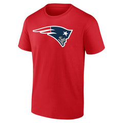New England Patriots Big & Tall Team Authentic Custom T-Shirt - Red - NFL