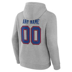 Buffalo Bills Big & Tall Team Authentic Custom Hoodie - Gray - NFL