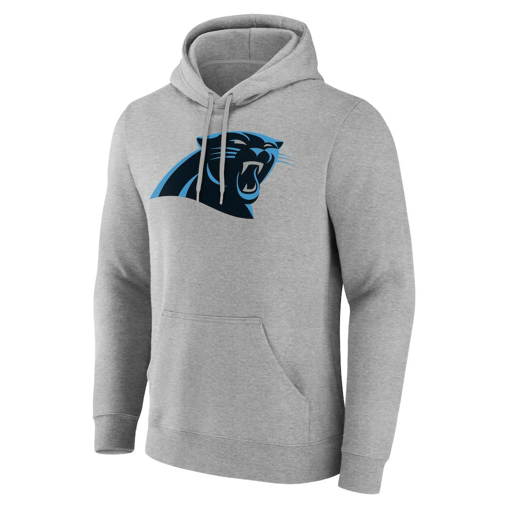 Carolina Panthers Big & Tall Team Authentic Custom Hoodie - Gray - NFL