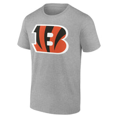 Cincinnati Bengals Big & Tall Team Authentic Custom T-Shirt - Gray - NFL