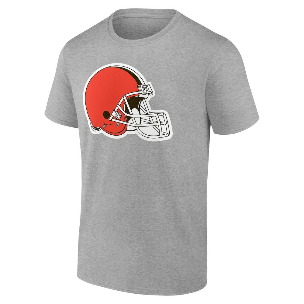 Cleveland Browns Big & Tall Team Authentic Custom T-Shirt - Gray - NFL