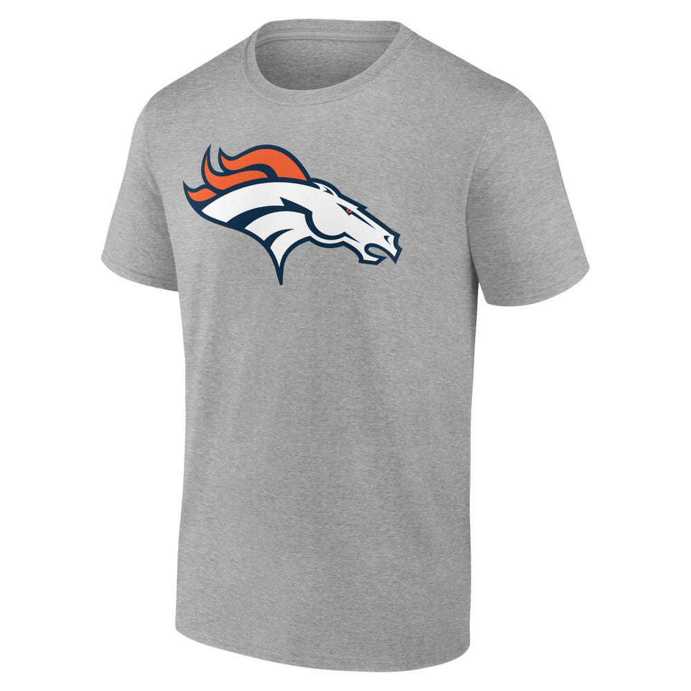 Denver Broncos Big & Tall Team Authentic Custom T-Shirt - Gray - NFL