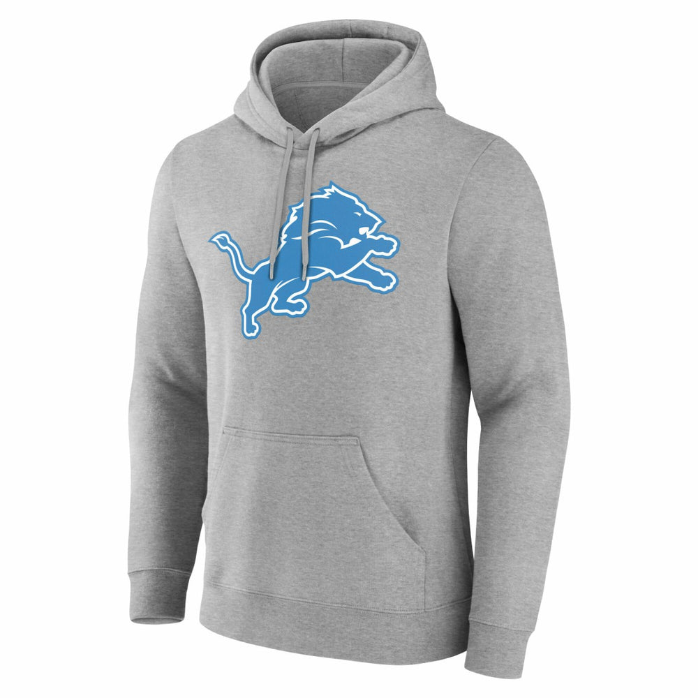 Detroit Lions Big & Tall Team Authentic Custom Hoodie - Gray - NFL