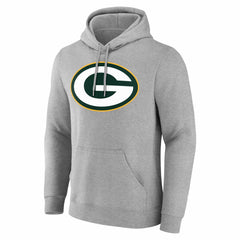 Green Bay Packers Big & Tall Team Authentic Custom Hoodie - Gray - NFL
